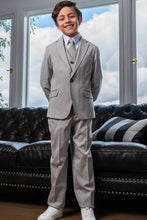 Load image into Gallery viewer, Cleo "Ramses" Kids Desert Fox Grey Suit 5-Piece Set