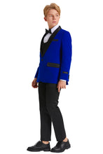 Load image into Gallery viewer, Tazio &quot;Jayden&quot; Tazio Kids Royal Blue Velvet Tuxedo (5-Piece Set)