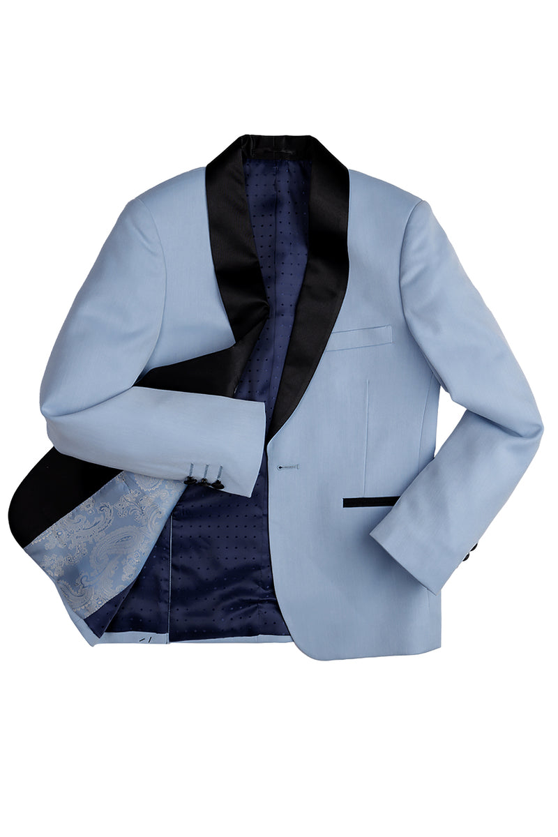 "London" Kids Powder Blue Tuxedo (5Piece Set)
