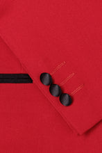 Load image into Gallery viewer, BLACKTIE &quot;London&quot; Kids Red Tuxedo (5-Piece Set)