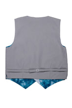 Load image into Gallery viewer, Little Tuxedos "Mason" Kids Light Grey Suit (5-Piece Set)