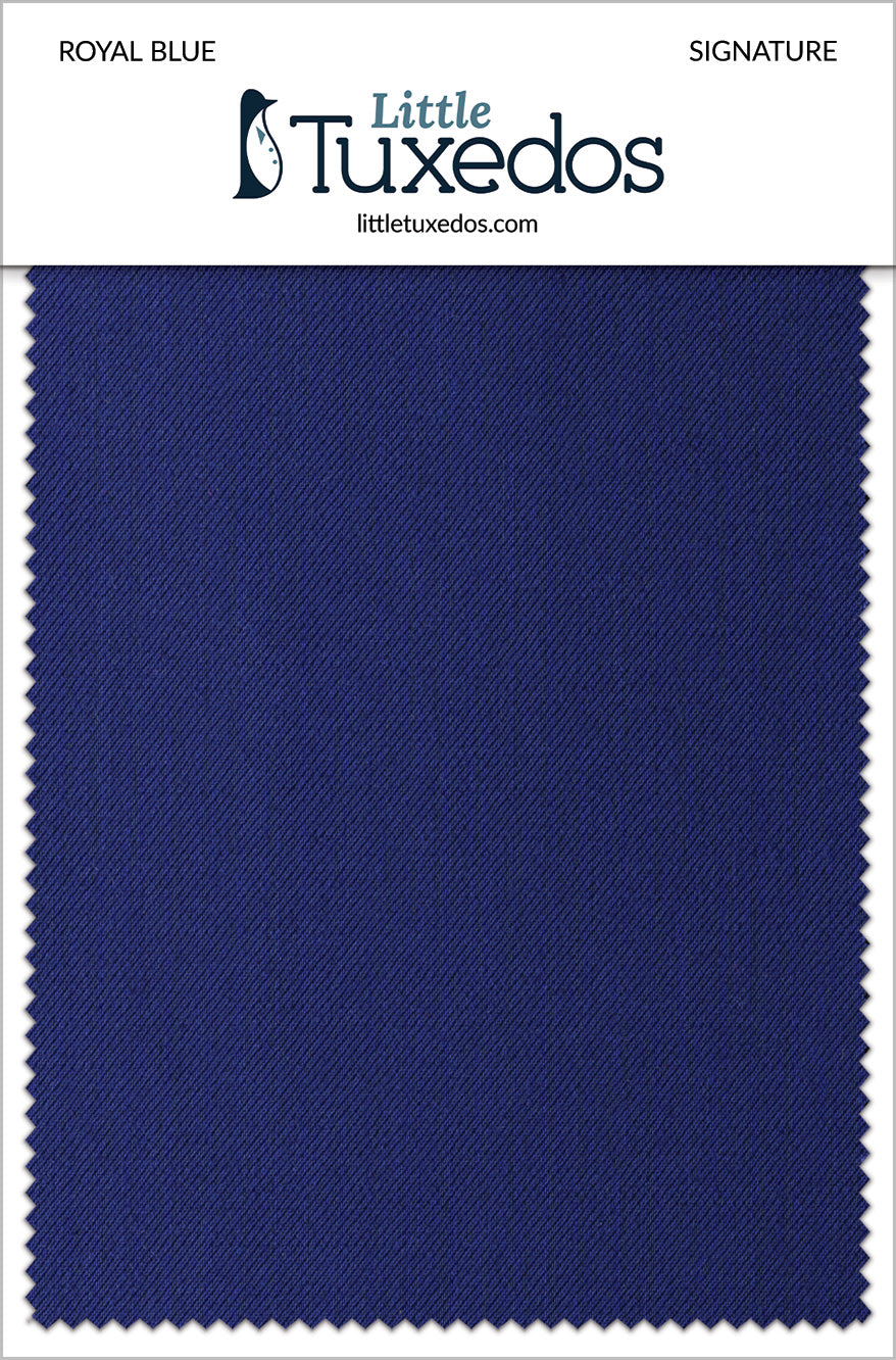 Perry Ellis Royal Blue Signature Fabric Swatch