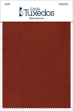 Load image into Gallery viewer, BLACKTIE Rust Stretch Fabric Swatch