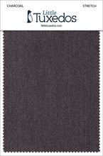 Load image into Gallery viewer, BLACKTIE Charcoal Stretch Fabric Swatch