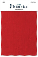Load image into Gallery viewer, BLACKTIE Red Stretch Fabric Swatch