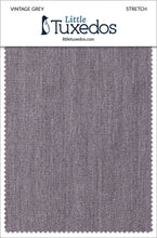 Load image into Gallery viewer, BLACKTIE Vintage Grey Stretch Fabric Swatch
