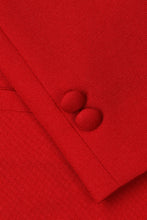 Load image into Gallery viewer, Little Tuxedos "Mason" Kids Red Suit (5-Piece Set)