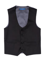 Load image into Gallery viewer, Perry Ellis "Noah" Perry Ellis Kids Black Suit (5-Piece Set)