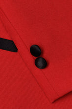 Load image into Gallery viewer, Little Tuxedos "Prodigy" Red Tuxedo (5-Piece Set)