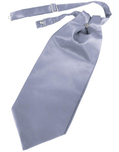 Cardi Periwinkle Solid Satin Kids Cravat