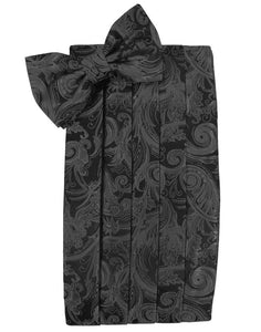 Cardi Pewter Tapestry Kids Cummerbund