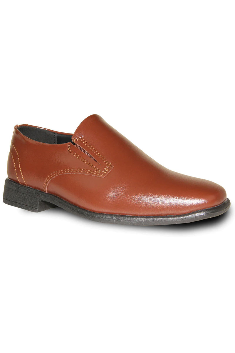Vangelo Andrew Kids Brown Dress Shoes 5Y