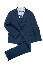 Load image into Gallery viewer, BLACKTIE "Liam" Kids Midnight Blue Suit (5-Piece Set)