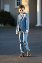 Load image into Gallery viewer, BLACKTIE "Liam" Kids Denim Blue Suit (5-Piece Set)