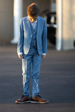 Load image into Gallery viewer, BLACKTIE "Liam" Kids Denim Blue Suit (5-Piece Set)