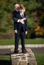 Load image into Gallery viewer, BLACKTIE "Liam" Kids Midnight Blue Suit (5-Piece Set)