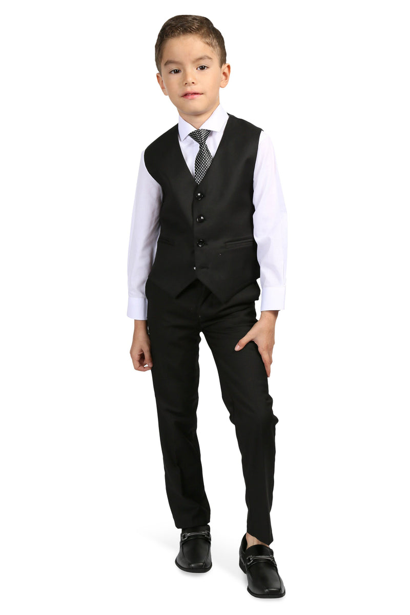 Jax Kids White Suit 5-Piece Set by Ferrecci main image 0