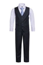 Load image into Gallery viewer, Ferrecci &quot;Jax&quot; Kids Charcoal Suit 5-Piece Set