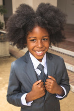 Load image into Gallery viewer, Peanut Butter Collection "007" Kids Charcoal Suit 5-Piece Set