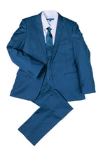 Load image into Gallery viewer, Perry Ellis "Noah" Perry Ellis Kids Indigo Blue Suit (5-Piece Set)
