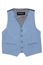 Load image into Gallery viewer, BLACKTIE "Liam" Kids Denim Blue Suit (5-Piece Set)