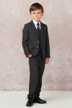 Load image into Gallery viewer, Tip Top "Stanford" Kids Dark Grey Suit 5-Piece Set