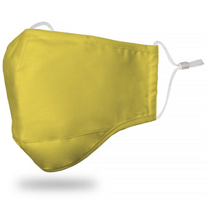 Mask Barn Kids "Solid" Yellow Face Mask