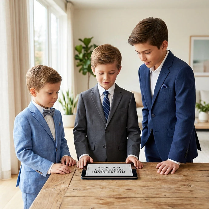 The Ultimate Guide to Suits for Boys: Everything You Need for Every Special Occasion