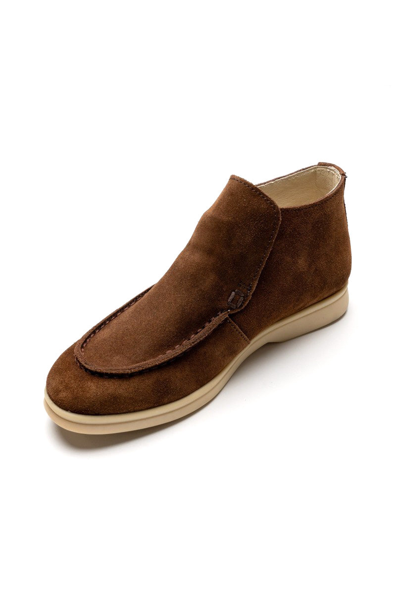 Cloud Cloth High Strides Kids Brown Dress Shoes 4Y