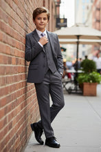 Load image into Gallery viewer, BLACKTIE &quot;Liam&quot; Kids Charcoal Suit (5-Piece Set)