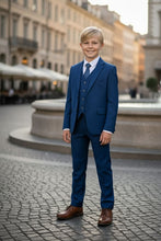 Load image into Gallery viewer, BLACKTIE &quot;Liam&quot; Kids Indigo Suit (5-Piece Set)