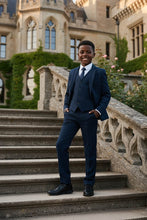 Load image into Gallery viewer, BLACKTIE &quot;Liam&quot; Kids Midnight Blue Suit (5-Piece Set)