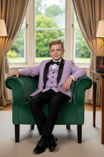 Load image into Gallery viewer, BLACKTIE &quot;London&quot; Kids Lavender Tuxedo (5-Piece Set)