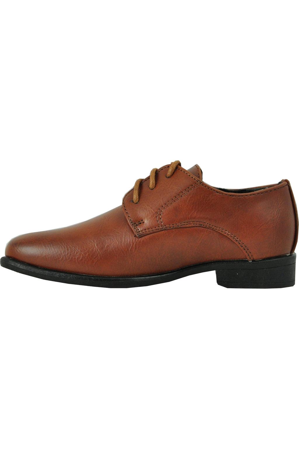 Bravo King Kids Brown Dress Shoes 12T Bravo King Kids Brown Dress Shoes 12T
