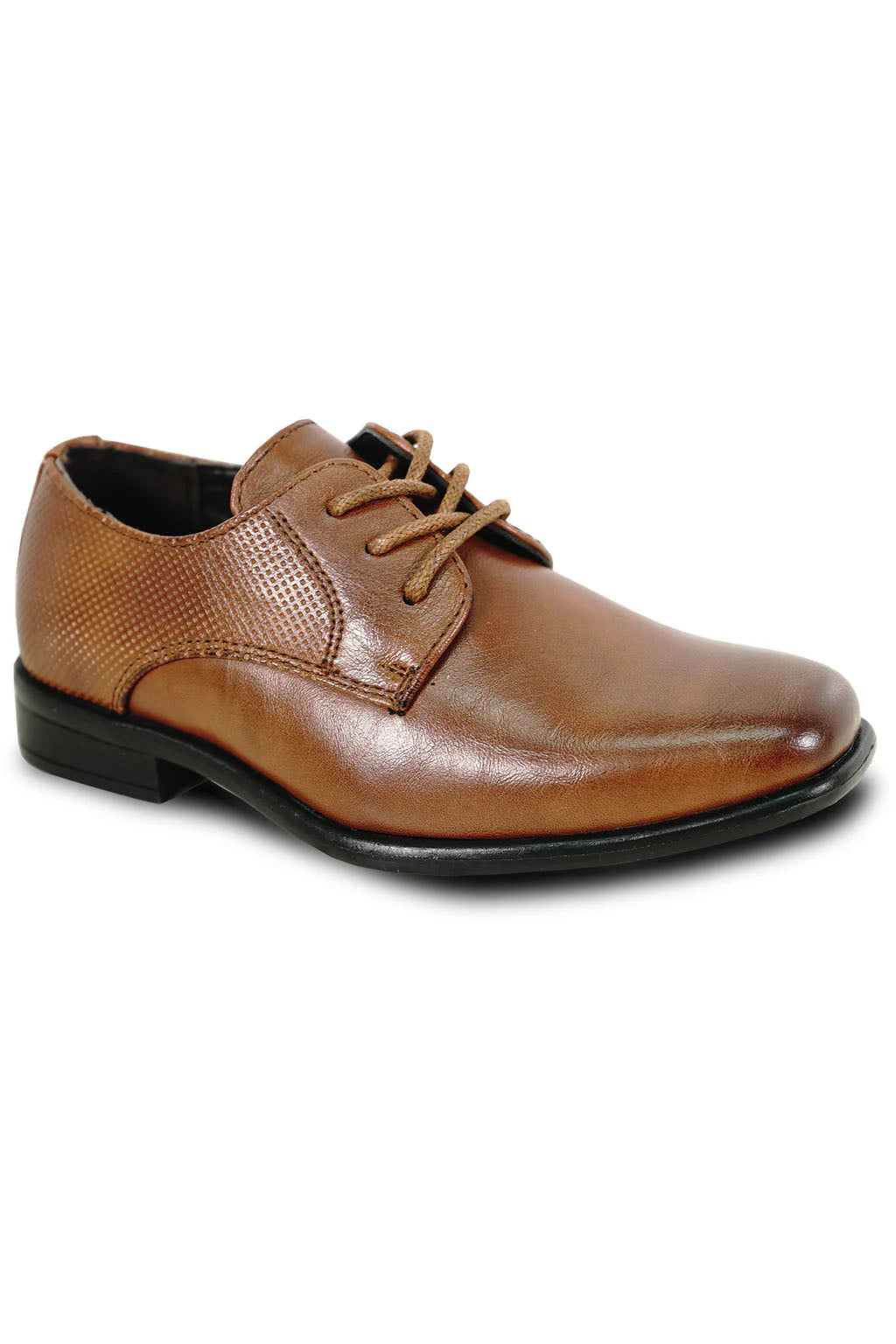 Bravo Hennessy Kids Cognac Dress Shoes 5Y