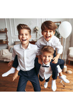Load image into Gallery viewer, Cloud Cloth &quot;Cloud Cloth&quot; Kids White Laydown Dress Shirt