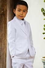 Load image into Gallery viewer, Cleo &quot;Oasis&quot; Kids Safari White Linen Suit (5-Piece Set)