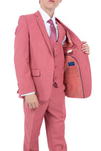 Load image into Gallery viewer, Perry Ellis &quot;Noah&quot; Perry Ellis Kids Coral Mauve Suit (5-Piece Set)