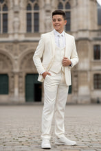 Load image into Gallery viewer, &quot;Noah&quot; Perry Ellis Kids Off-White Suit (5-Piece Set)