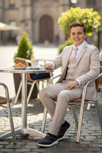 Load image into Gallery viewer, Perry Ellis &quot;Noah&quot; Perry Ellis Kids Light Tan Suit (5-Piece Set)