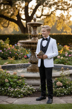 Load image into Gallery viewer, Perry Ellis &quot;Trent&quot; Perry Ellis Kids White Tuxedo (5-Piece Set)