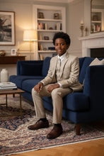 Load image into Gallery viewer, Tazio "Jacob" Kids Beige 5-Piece Suit