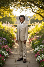 Load image into Gallery viewer, Tazio "Jacob" Kids Beige 5-Piece Suit