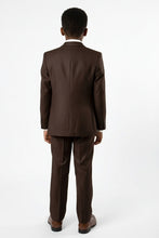 Load image into Gallery viewer, Tazio "Jacob" Kids Brown 5-Piece Suit