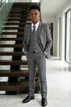Load image into Gallery viewer, Tazio "Jacob" Kids Mid-Grey 5-Piece Suit