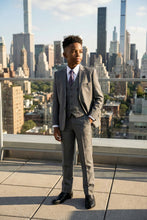 Load image into Gallery viewer, Tazio "Jacob" Kids Mid-Grey 5-Piece Suit