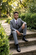 Load image into Gallery viewer, Tazio "Jacob" Kids Mid-Grey 5-Piece Suit