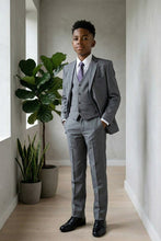 Load image into Gallery viewer, Tazio "Jacob" Kids Mid-Grey 5-Piece Suit