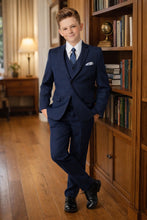 Load image into Gallery viewer, Tazio "Jacob" Kids Navy 5-Piece Suit