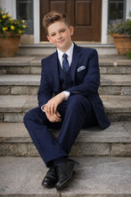Load image into Gallery viewer, Tazio "Jacob" Kids Navy 5-Piece Suit